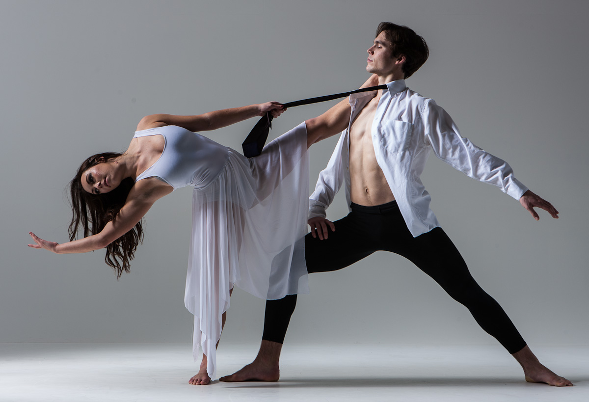 Photo of Ben Skinner and Emily Greenfield by David Bonham, taken as part of a workshop with Nicola Selby, 2012